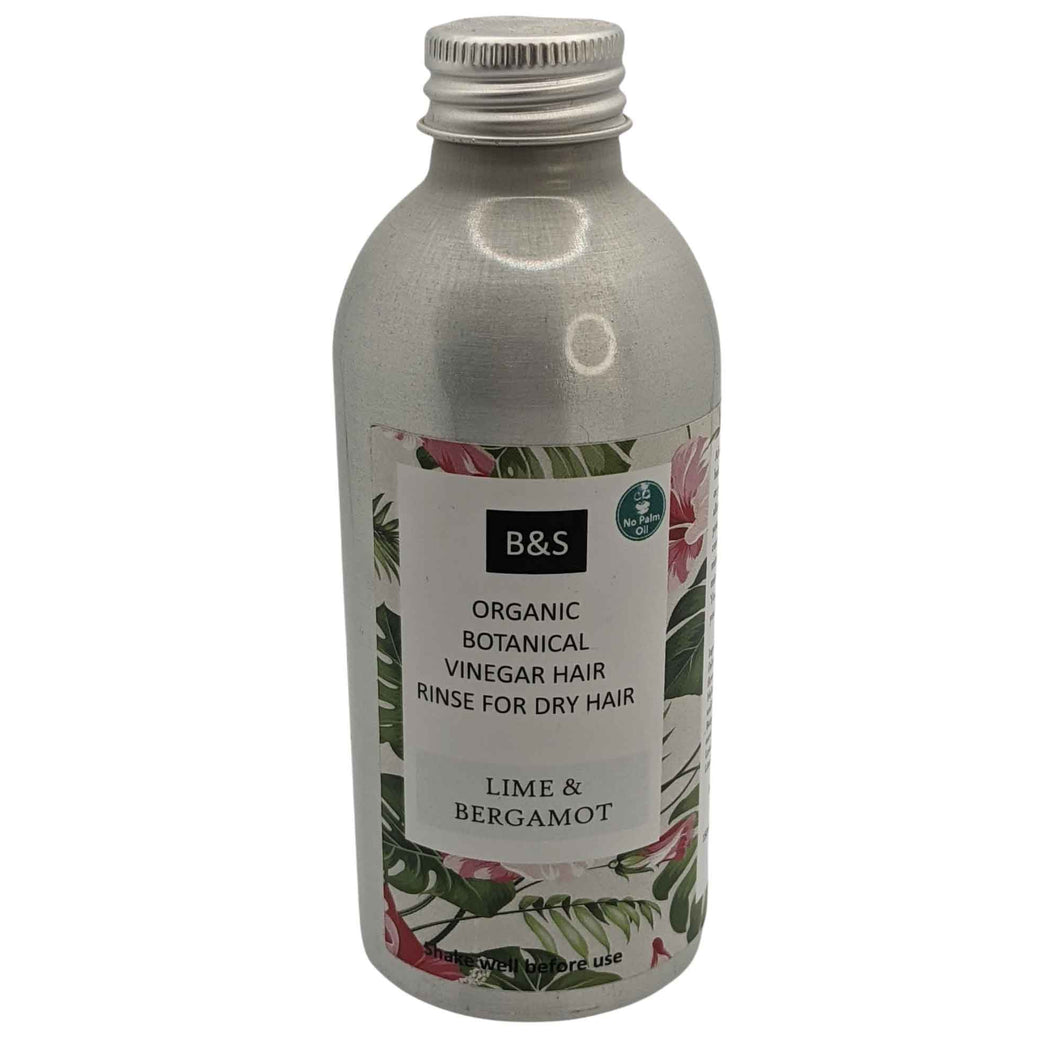 Bain & Savon Organic Botanical Vinegar Hair Rinse for Dry Hair - Lime & Bergamot