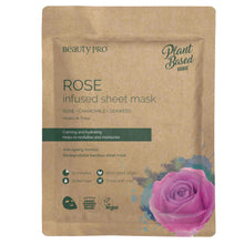 Load image into Gallery viewer, Beauty Pro Biodegradable Bamboo Sheet Mask - Rose
