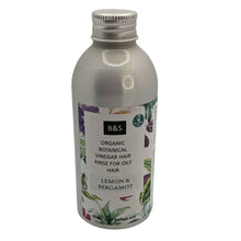 Load image into Gallery viewer, Bain &amp; Savon Organic Botanical Vinegar Hair Rinse for Oily Hair - Lemon &amp; Bergamot
