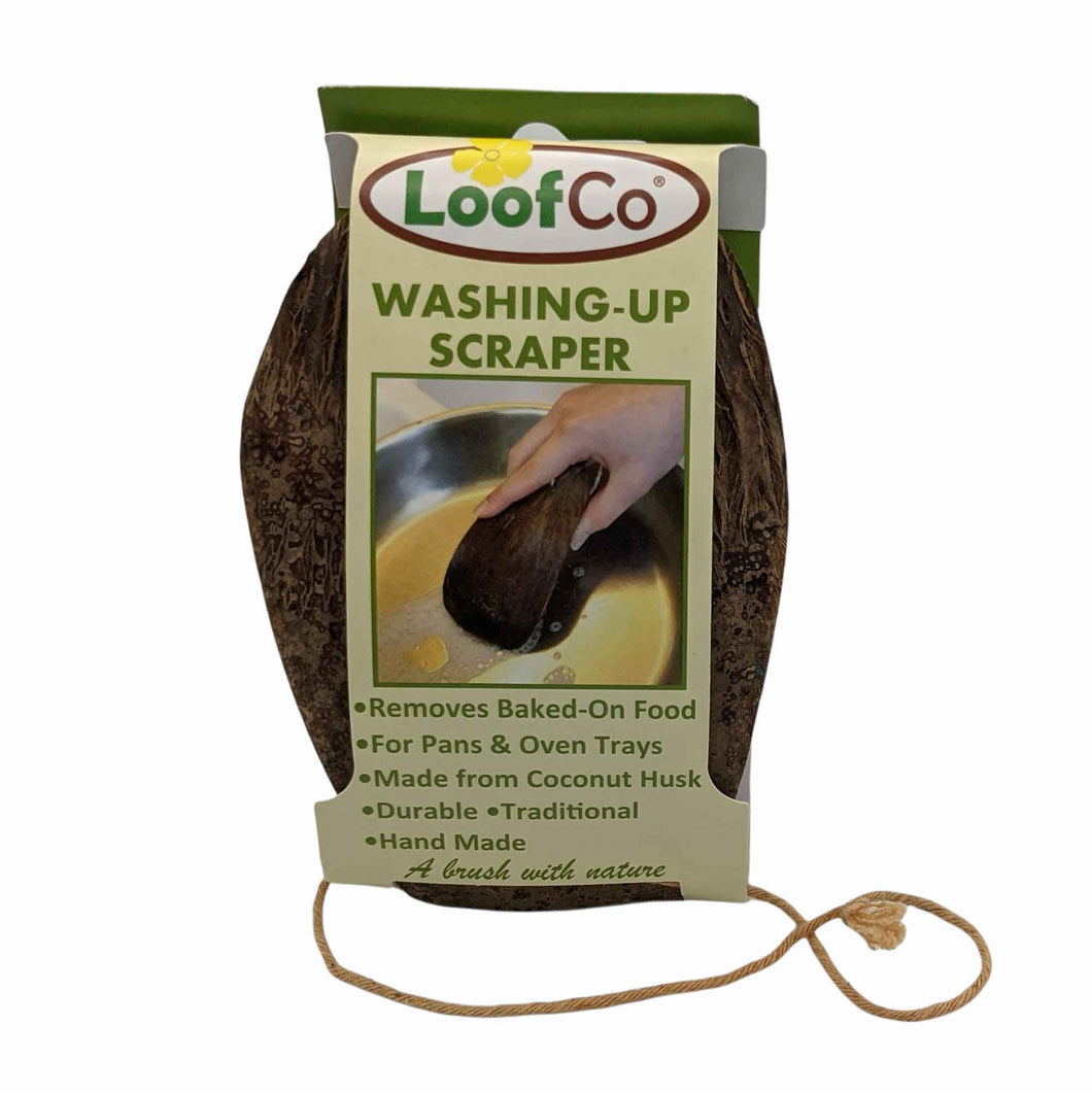 Loofco Natural Coconut Washing Up Scraper
