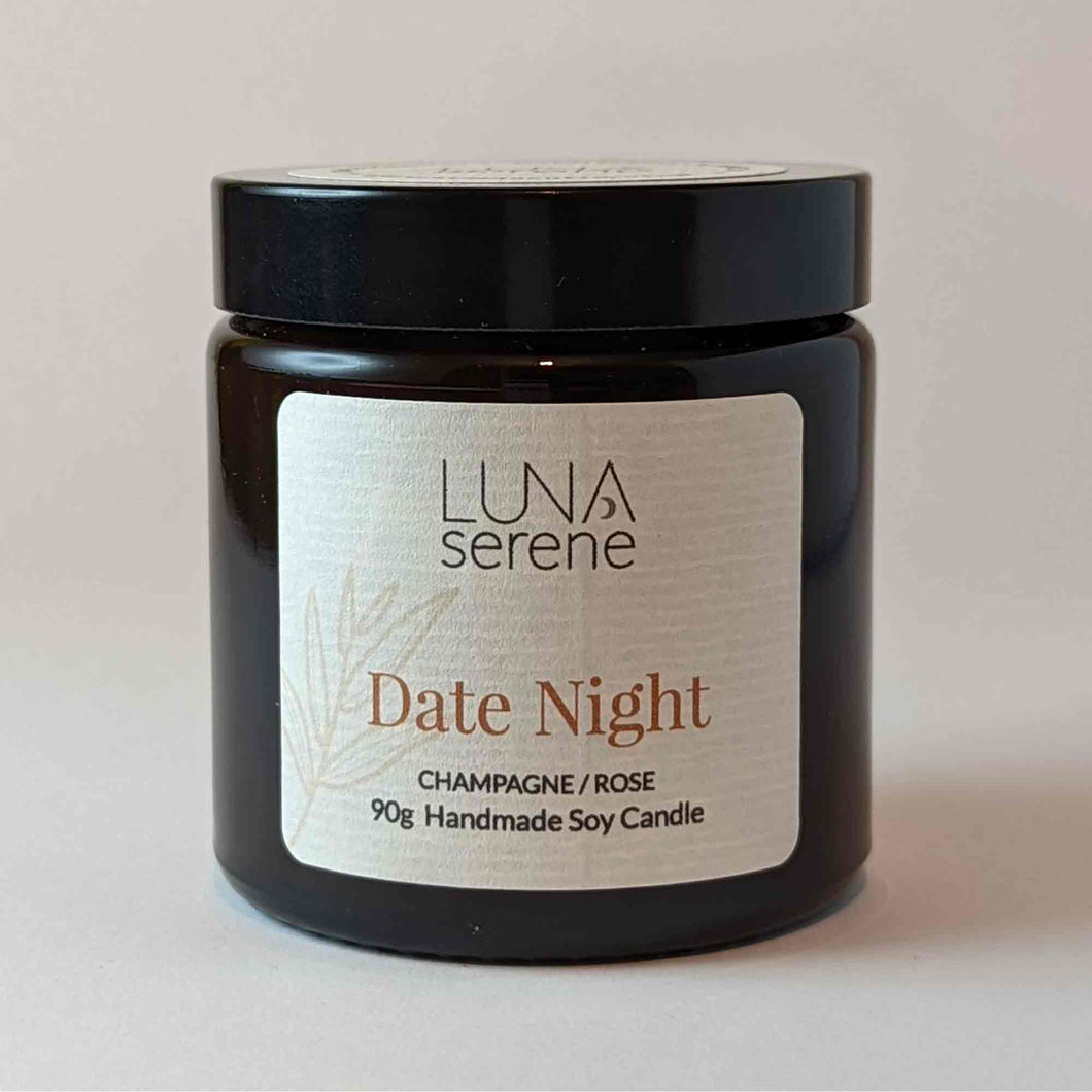 Luna Serene Soy Candle - Date Night