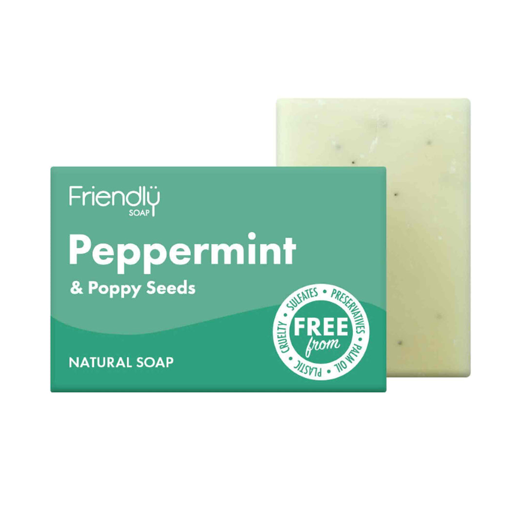 Friendly Soap Peppermint & Poppy Seeds